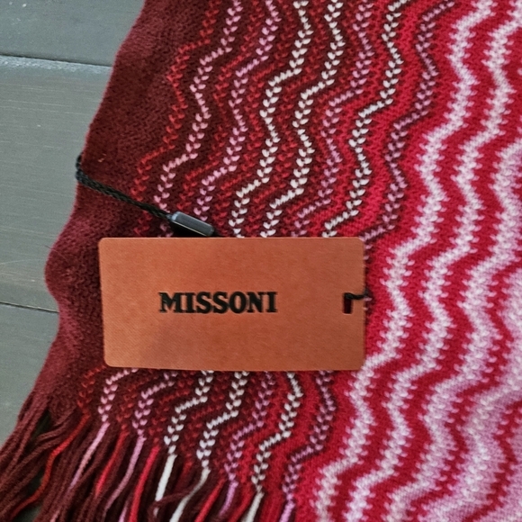 Missoni Sciappa Scarf Wool Blend made in Italy NWT - Picture 11 of 13